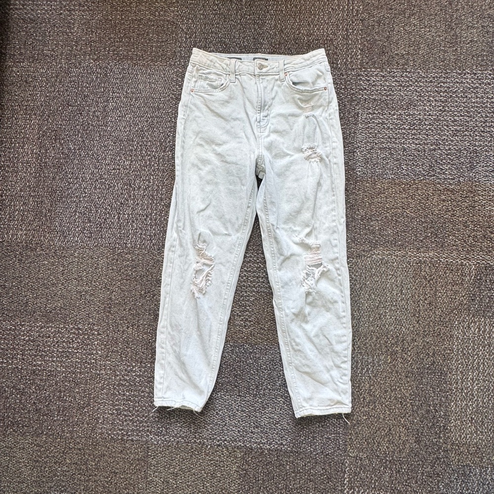 Womens high rise mom jeans